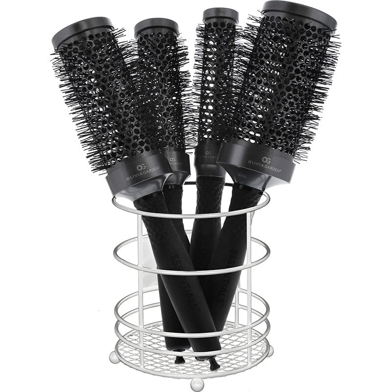 Olivia Garden Essentials Thermal 4 Brush Basket Set