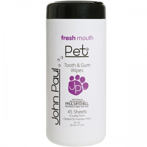 John Paul Pet Tooth & Gum Pet Wipes