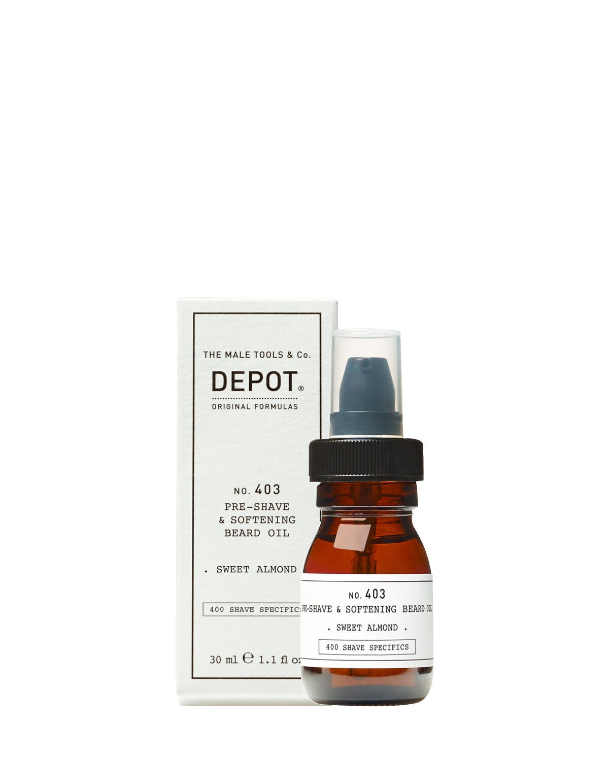 Depot NO. 403 PRE-SHAVE&SOFT. BEARD OIL FRESH BLACK PEPPER 30 ml