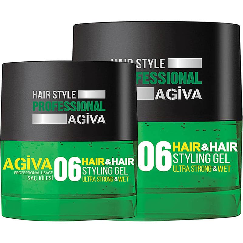Agiva Ultra Strong & Wet Styling Gel 06 200ml Michael James Hair.Co
