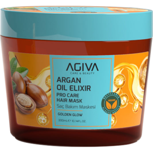 Agiva Argan Oil Elixir Pro Care Hair Mask for Dry Hair 300ml