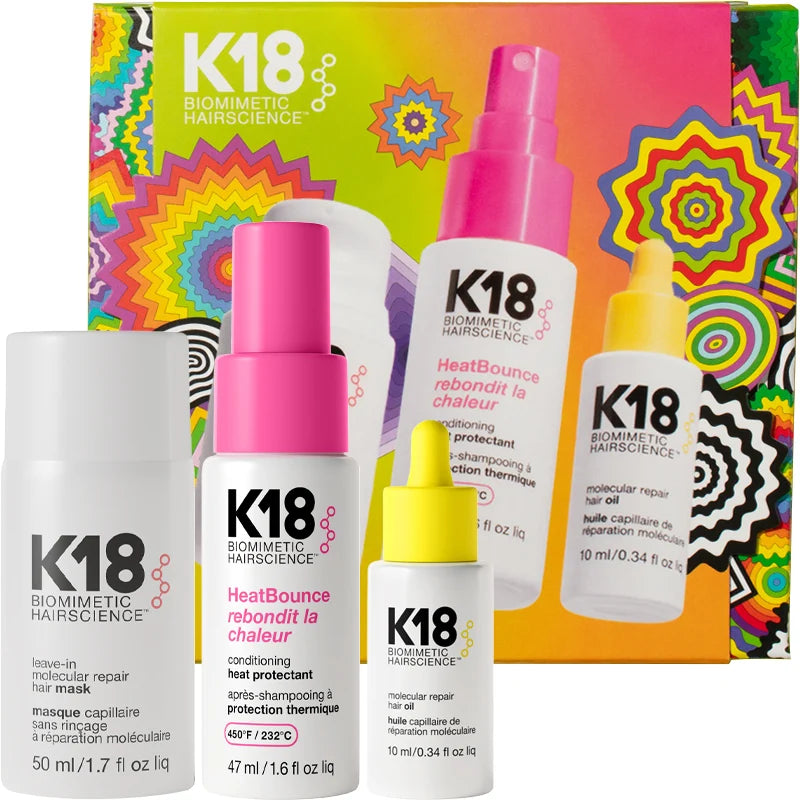 K18 Holiday Set with Mask, HeatBounce & Oil 3 Pieces