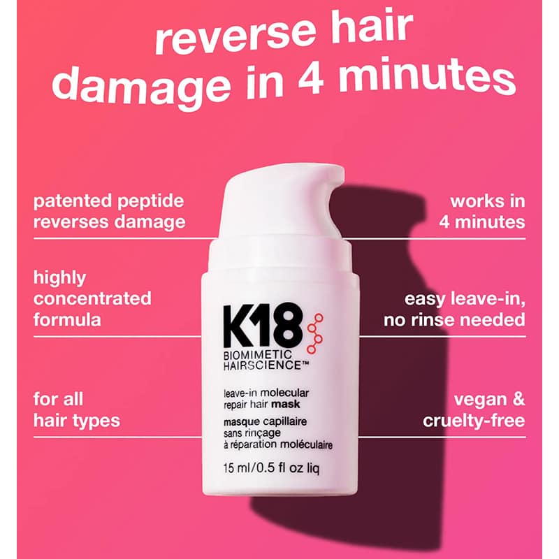K18 Holiday Set with Mask, HeatBounce & Oil 3 Pieces