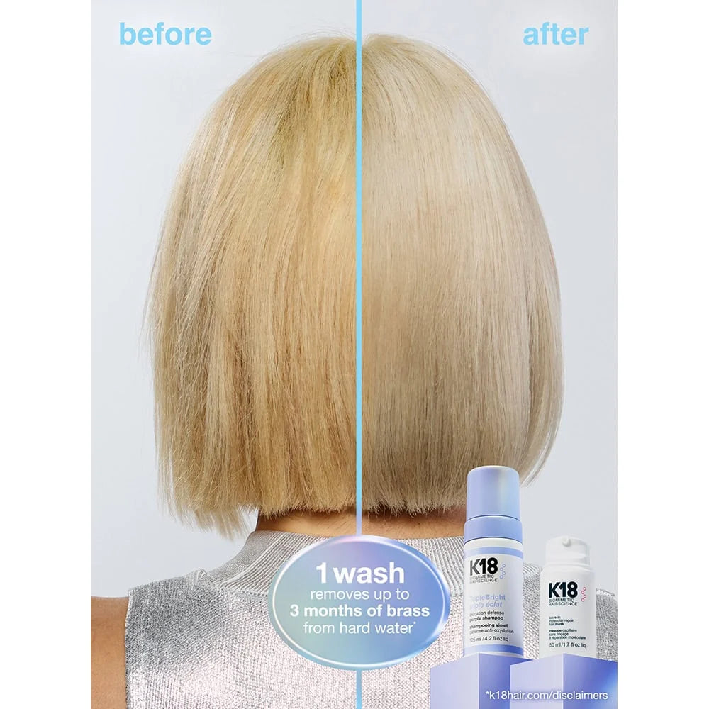 K18 TripleBright Oxidation Defense Purple Shampoo 125ml