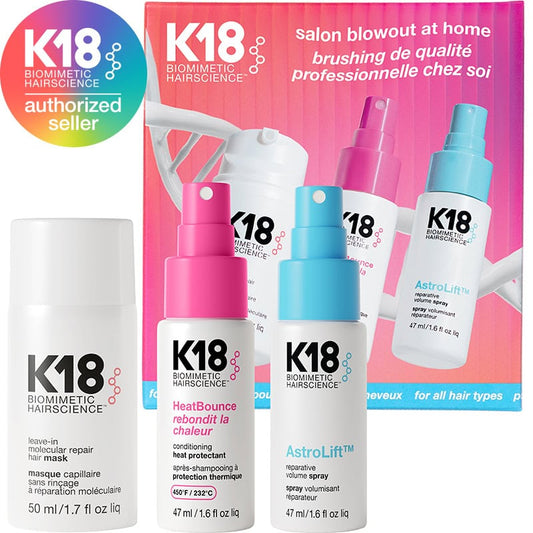 K18 Salon Blowout At Home Set 3 Pieces