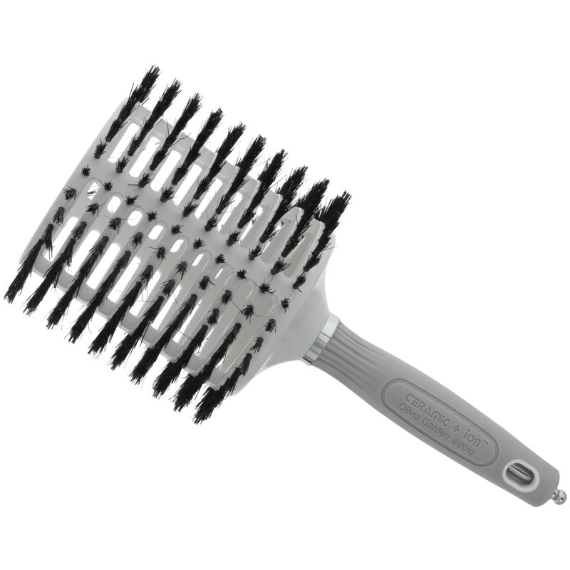 Olivia Garden Ceramic + Ion Turbo Vent 100% Boar Brush 80mm