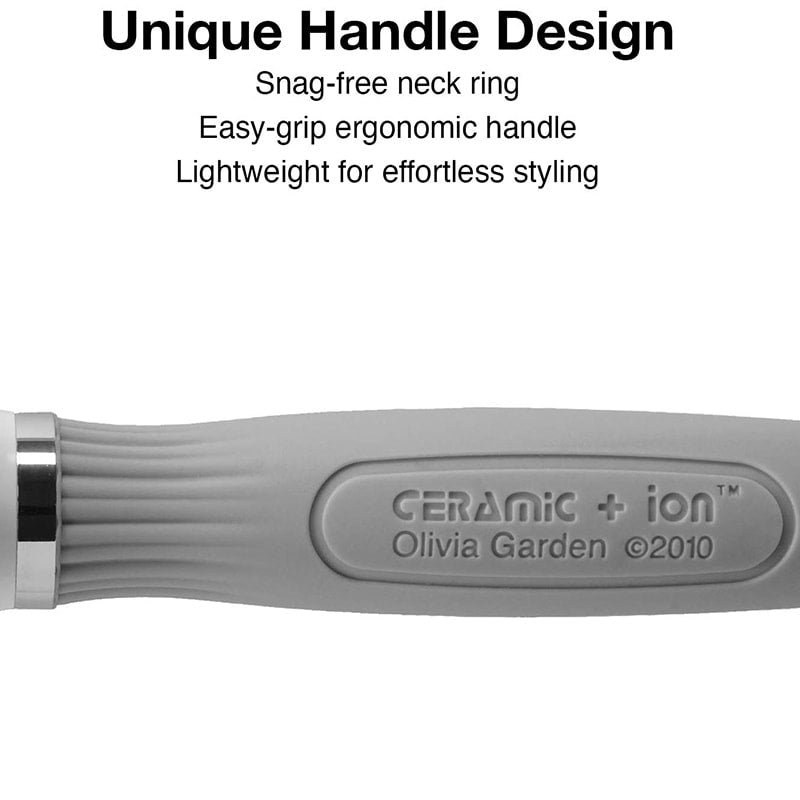 Olivia Garden Ceramic + Ion Turbo Vent 100% Boar Brush 80mm