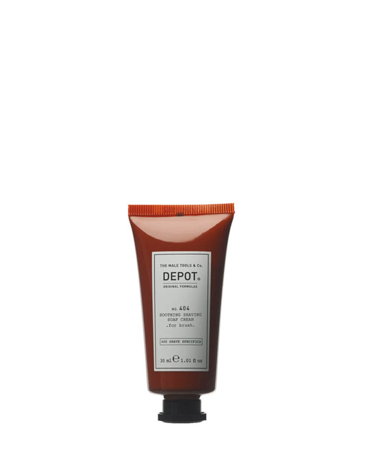 Depot NO. 404 SOOTHING SHAVING SOAP CREAM .for brush 125ml